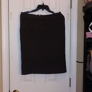 Pencil skirt dark grey